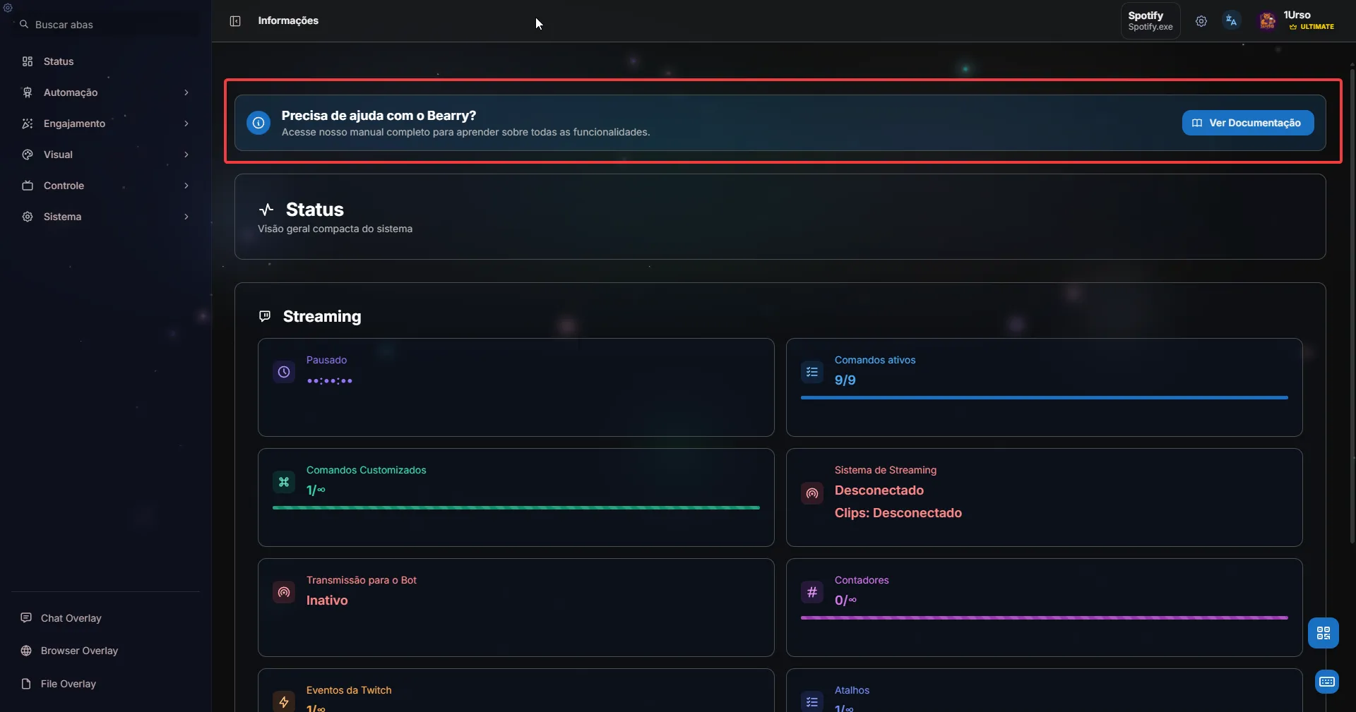Link para Documentação