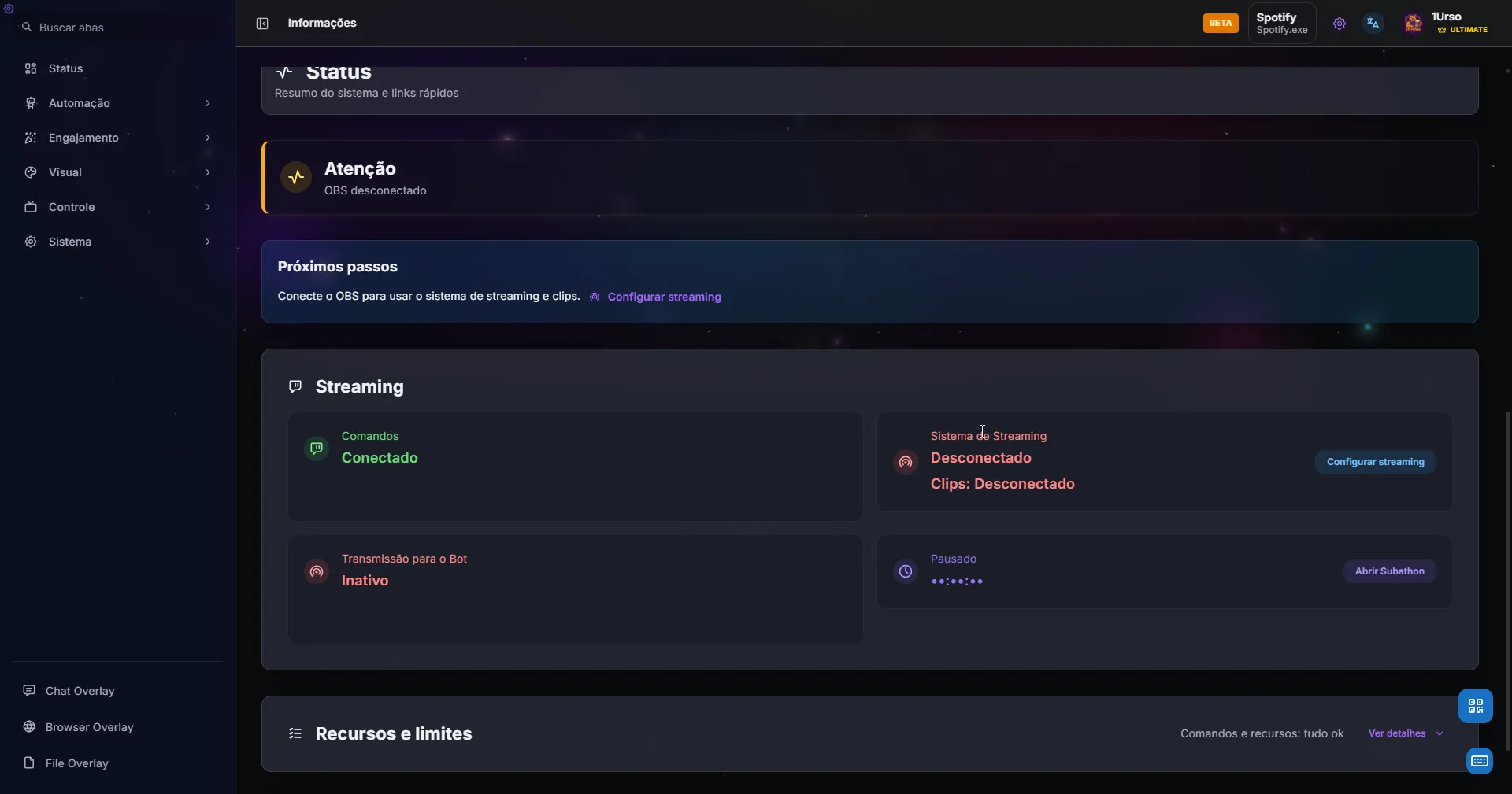 Atalhos na tela inicial (2)