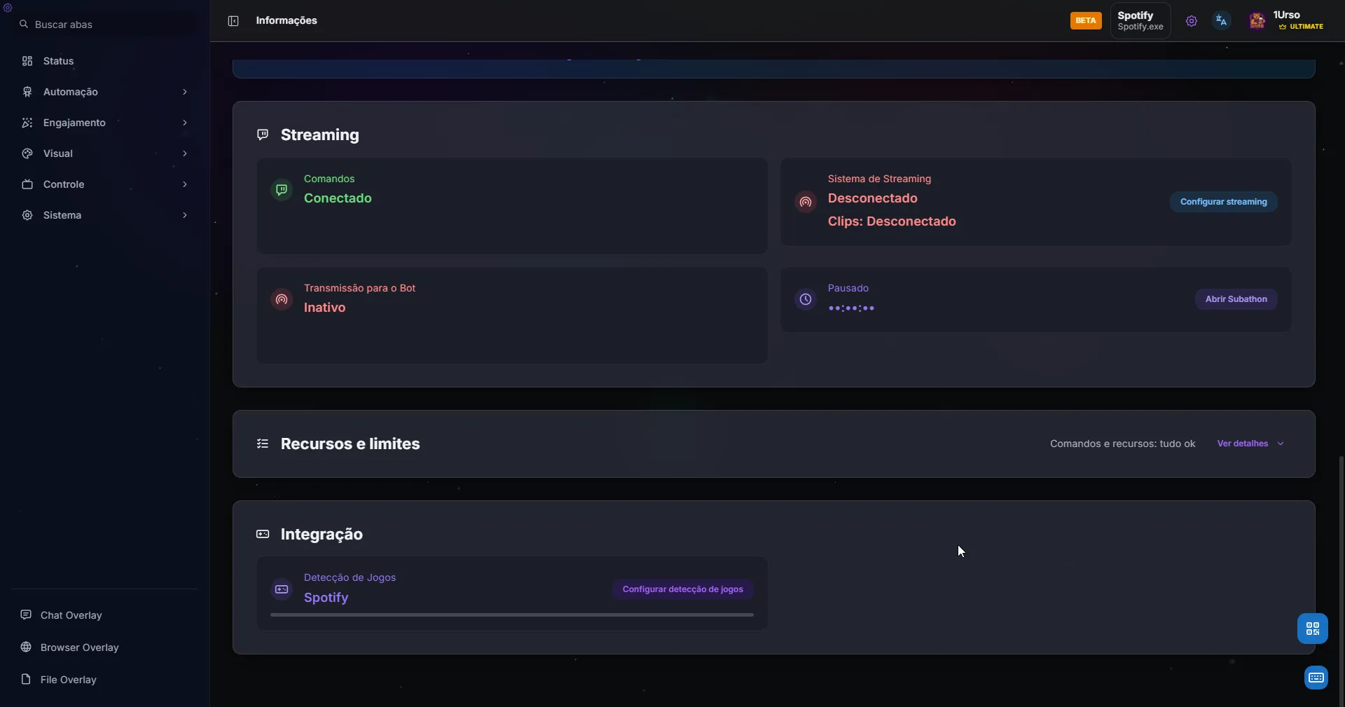 Atalhos na tela inicial (3)